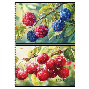 АЛЬБОМ ДЛЯ РИСОВАНИЯ НА ГРЕБНЕ 32 ЛИСТА "BOTANICAL"   