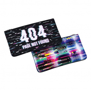 ПЕНАЛ МЯГКИЙ ПЛОСКИЙ "ОШИБКА 404" 22*12СМ