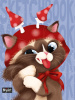 СКЕТЧБУК А6 80 Л MEOWBOOK КОТИК В ШАПКЕ