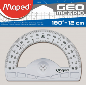 ТРАНСПОРТИР ПЛАСТИКОВЫЙ 180/120 MAPED GEOMETRIC