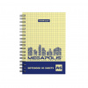 БЛОКНОТ А6 80Л НА ГРЕБНЕ ERICH KRAUSE "MEGAPOLIS YELLOW CONCEPT"