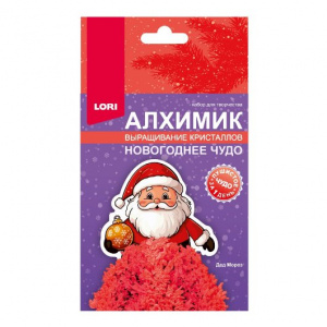 ВЫРАЩИВАНИЕ КРИСТАЛЛОВ ФИГУРКА ДЕД МОРОЗ