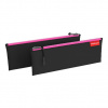 ПЕНАЛ МЯГКИЙ ПЛОСКИЙ "BLACK&PINK" 22*9СМ