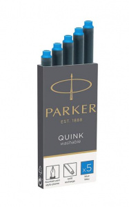 КАРТРИДЖ ДЛЯ ПЕРЬЕВОЙ РУЧКИ PARKER ЧЕРНИЛА СМЫВАЕМЫЕ СИНИЕ 5Ш/У