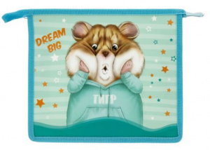 ПАПКА ДЛЯ ТЕТРАДЕЙ НА МОЛНИИ А5 ФЕНИКС+ ПЛАСТИК 23,3*20*6,5СМ