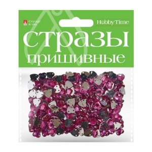 СТРАЗЫ ПРИШИВНЫЕ "СЕРДЦЕ" 8ММ