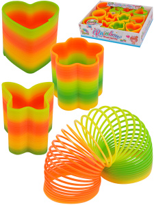 ИГРА ПРУЖИНКА-РАДУГА "ФОРМЫ-2" 6,5СМ