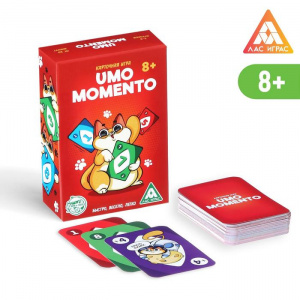 ИГРА КАРТОЧНАЯ "UMO MOMENTO" 70 КАРТ 8+