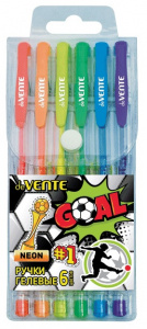 НАБОР ГЕЛЕВЫХ РУЧЕК deVENTE GOAL 6ЦВ НЕОН