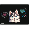 ПОКРЫТИЕ НА СТОЛ А4+ "CUTE HUSKY" ПЛАСТИК 3D 33*23СМ 