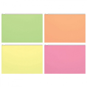 ПАПКА НА МОЛНИИ В5 "ZIP FIZZY NEON"