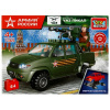 КОНСТРУКТОР "UAZ PICKUP С ПУЛЕМЕТОМ АРМИЯ РОССИИ" 64 ЭЛЕМЕНТОВ