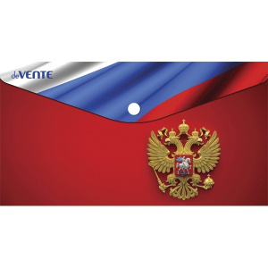 ПАПКА НА КНОПКЕ ЦВ ДОРОЖНЫЙ ФОРМАТ 150МКМ  "ГЕРБ" 