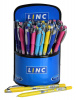 РУЧКА ШАРИКОВАЯ LINC 0.7ММ СИНЯЯ