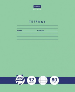 ТЕТРАДЬ 12Л КЛЕТКА "ПАНДА-ТЕТРАДЬ"