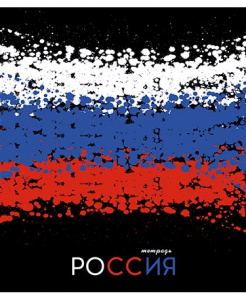 ТЕТРАДЬ 48Л КЛЕТКА "РОССИЯ"
