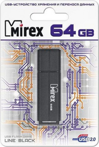 КАРТА ПАМЯТИ MIREX "KNIGHT BLACK" 64ГБ ЧЕРНАЯ