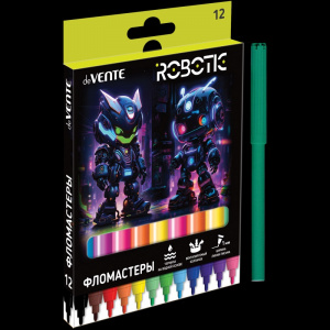 ФЛОМАСТЕРЫ "ROBOTIC" 12ЦВ