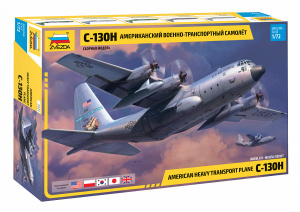 МОДЕЛЬ СБОРНАЯ "АМЕРИКАНСКИЙ ВОЕННО-ТРАНСПОРТНЫЙ САМОЛЕТ С-130Н"