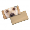 ПЕНАЛ МЯГКИЙ ПЛОСКИЙ "BEIGE DOG" 22*12СМ