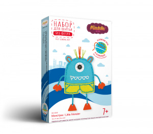 НАБОР ДЛЯ ТВОРЧЕСТВА "МЯГКАЯ ИГРУШКА ИЗ ФЕТРА"