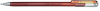 РУЧКА ГЕЛЕВАЯ PENTEL HYBRID DUAL METALLIC 1.0ММ ОРАНЖЕВАЯ+ЖЕЛТАЯ МЕТАЛЛИК