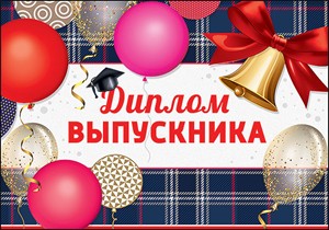ДИПЛОМ ШКОЛА А5 ВЫПУСКНИКА 3200214