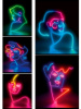 ТЕТРАДЬ 48Л КЛЕТКА "НЕОНОВЫЕ ПОРТРЕТЫ"