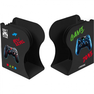 ПОДСТАВКА ДЛЯ КНИГ МЕТАЛЛИЧЕСКАЯ "GAMER" 19*14,7*9СМ