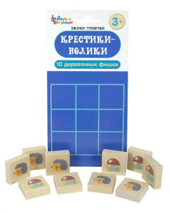ИГРА НАСТОЛЬНАЯ "КРЕСТИКИ НОЛИКИ. ЕЖИКИ-ГРИБОЧКИ"