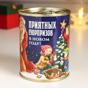 СУВЕНИР КОПИЛКА НОВОГОДНЯЯ ПРИЯТНЫХ СЮРПРИЗОВ СУВЕНИР КОПИЛКА НОВОГОДНЯЯ ПРИЯТНЫХ СЮРПРИЗОВ