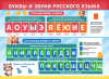 ПЛАКАТ ОБУЧАЮЩИЙ А4 "БУКВЫ И ЗВУКИ РУССКОГО ЯЗЫКА" 