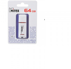 КАРТА ПАМЯТИ MIREX "KNIGHT WHITE" 64ГБ БЕЛАЯ