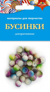 НАБОР Д ТВОРЧЕСТВА  ДЕКОРАТИВНЫЕ БУСИНКИ "ЕЖЕВИКА 1"