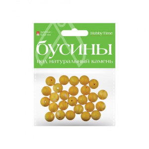 БУСИНЫ HOBBY TIME ПОД НАТУРАЛЬНЫЙ КАМЕНЬ 12ММ