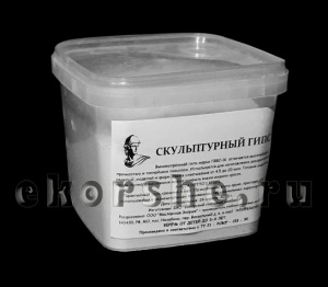 ГИПС ДЛЯ СКУЛЬПТУРНЫХ РАБОТ "ЭКОРШЕ" 1000Г