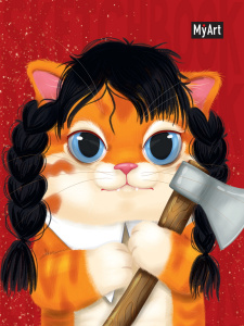 СКЕТЧБУК А6 80 Л MEOWBOOK КОТИК НЕ В НАСТРОЕНИИ