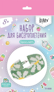 НАБОР Д ТВОРЧЕСТВА KLART БИСЕРОПЛЕТЕНИЕ БРАСЛЕТ РОМАШКИ