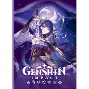 КНИГА С НАКЛЕЙКАМИ "GENSHIN IMPACT"  