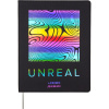 ДНЕВНИК УНИВЕРСАЛЬНЫЙ "UNREAL' С ОБЛОЖКОЙ ИЗ ИСКУСТВЕННОЙ КОЖИ 