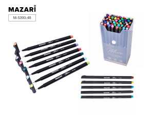 НАБОР КАПИЛЛЯРНЫХ РУЧЕК MAZARI MERO FINELINERS 48ЦВ