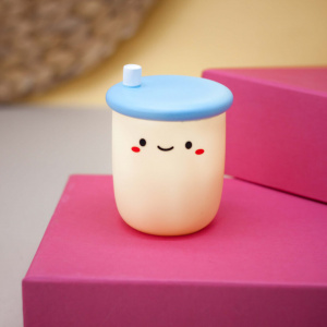 СВЕТИЛЬНИК НОЧНИК "MILK TEA BLUE"
