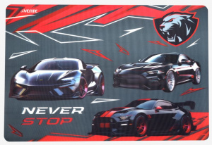 ПОКРЫТИЕ НА СТОЛ А3 "NEVER STOP" ПЛАСТИК 3D 43*29СМ