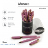 РУЧКА ПОДАРОЧНАЯ ШАРИКОВАЯ MONACO РОЗОВЫЙ КОРПУС 0.5ММ СИНЯЯ