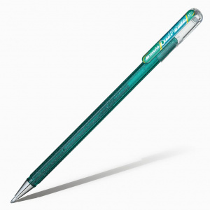 РУЧКА ГЕЛЕВАЯ PENTEL HYBRID DUAL METALLIC 1.0ММ ЗЕЛЕНАЯ+СИНЯЯ МЕТАЛЛИК