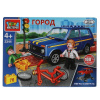 КОНСТРУКТОР ГОРОД LADA 4х4 "АВАРИЯ С ВЕЛОСИПЕДИСТОМ" 76ЭЛ