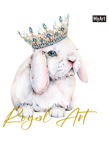 СКЕТЧБУК А5 40Л ROYAL ART КРОЛИК