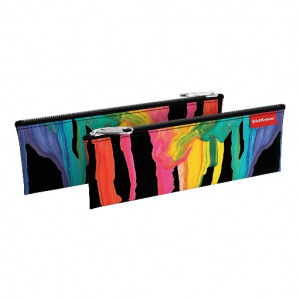 ПЕНАЛ МЯГКИЙ ПЛОСКИЙ "COLOR DRIPS" 22*9СМ