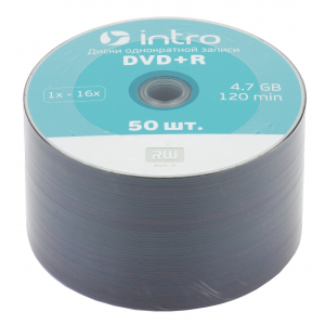 ДИСК DVD+R INTRO SHRINK