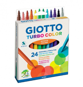 ФЛОМАСТЕРЫ  "GIOTTO TURBO COLOR" 24 ЦВ
